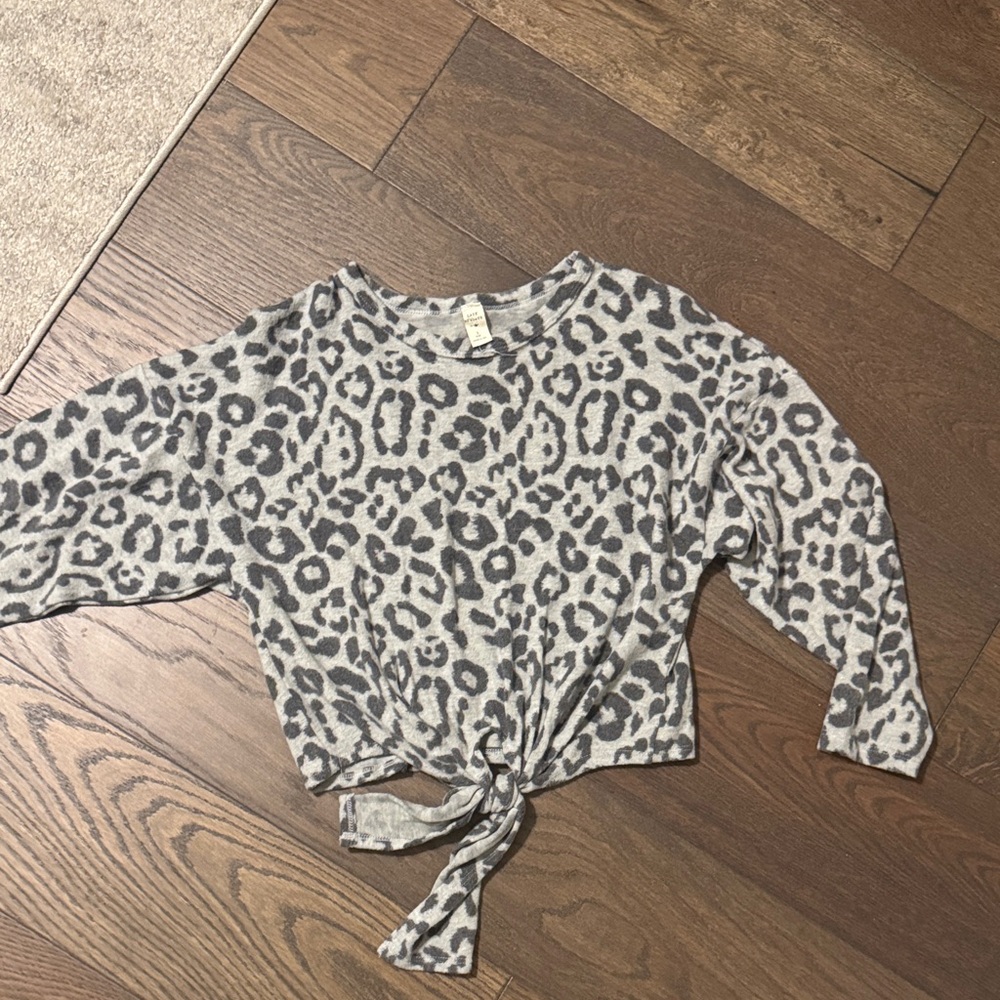 Leopard Print Crop Top